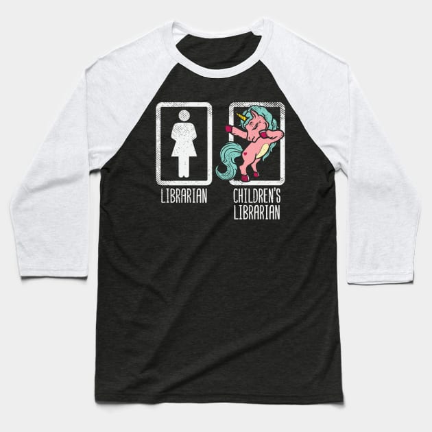 Librarian Children's Department Baseball T-Shirt by maxdax